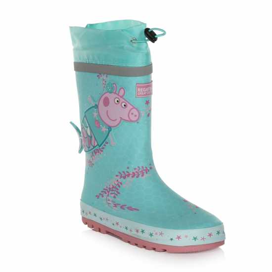 Regatta Unisex Kids' Peppa Wellington Wellies Аруба Синьо Море 