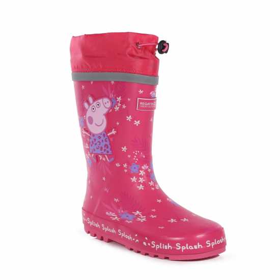 Regatta Kids' Splash Wellies РозовоFusTrop 