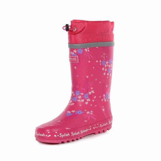 Regatta Kids' Splash Wellies РозовоFusTrop 