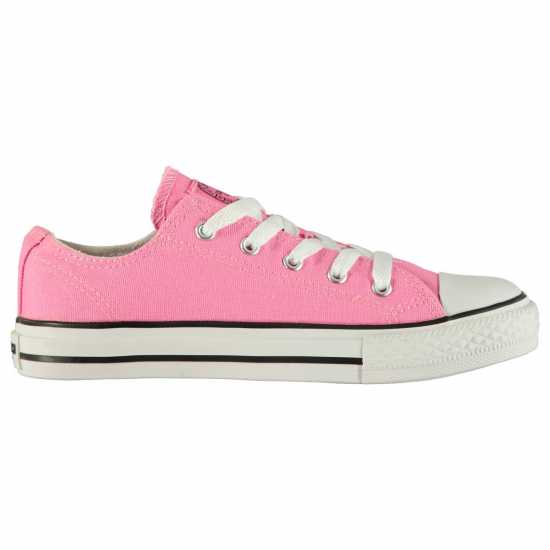 Детски платненки и гуменки Soulcal Canvas Low Canvas Trainers Childrens Розово Soulcal Canvas Low Canvas Trainers Childrens Розово Детски платненки и гуменки