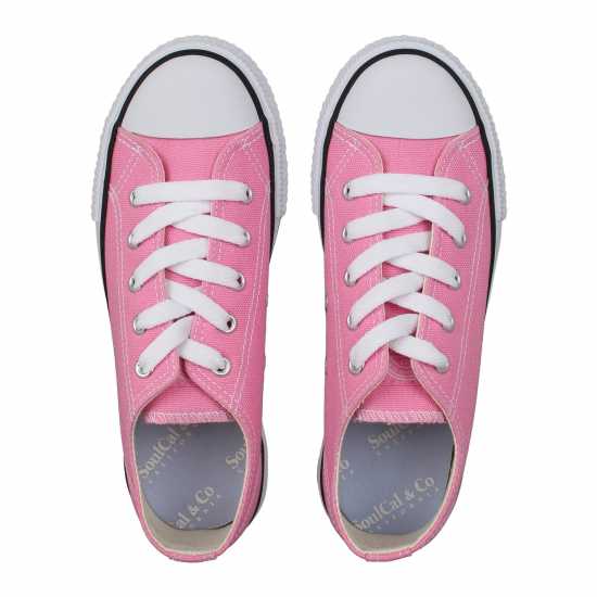 Soulcal Детски Платнени Обувки Canvas Low Childrens Canvas Shoes Pink Детски маратонки