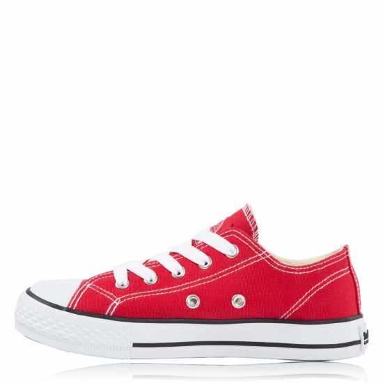 Soulcal Детски Платнени Обувки Canvas Low Childrens Canvas Shoes Red Детски маратонки