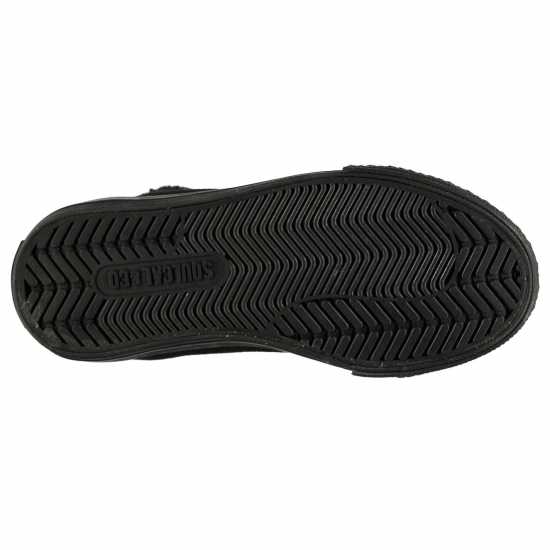 Soulcal Canvas Low Canvas Trainers Childrens Черно/Черно Детски платненки и гуменки