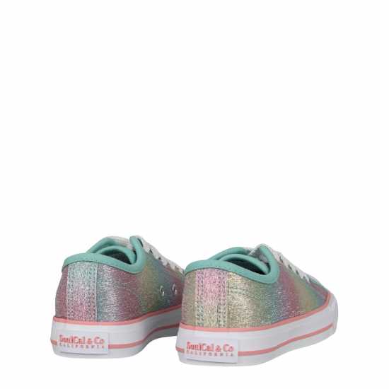 Soulcal Детски Платнени Обувки Canvas Low Childrens Canvas Shoes Rainbow - Детски маратонки