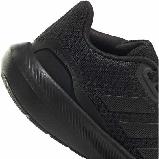 Adidas Маратонки За Бягане Момчета Run Falcon 3 Junior Boys Running Shoes Triple Black Детски маратонки