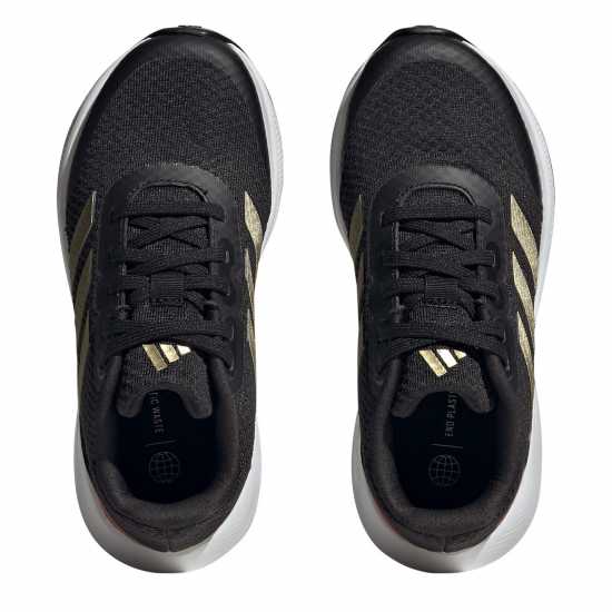 Adidas Маратонки За Бягане Момчета Run Falcon 3 Junior Boys Running Shoes Black/Gold Детски маратонки