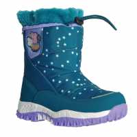 Regatta Peppa Winter Boot Glfstr/Lilac Детски гумени ботуши
