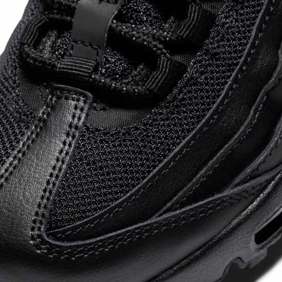 Nike Air Max 95 Recraft Big Kids' Shoes Black/Black Детски маратонки
