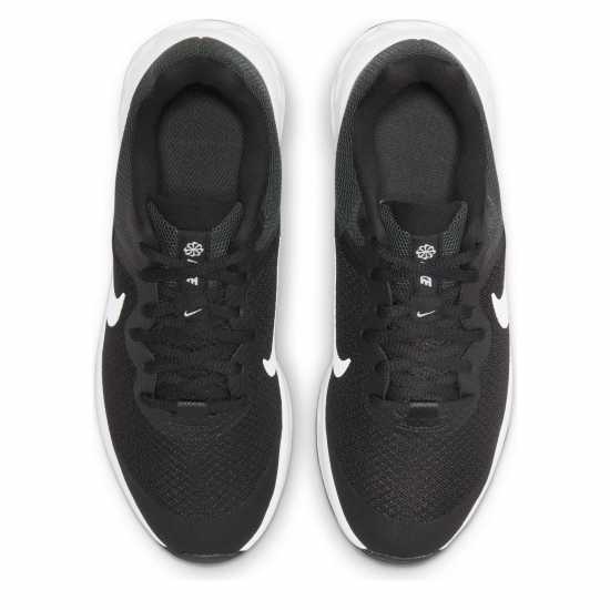 Nike Детски Маратонки За Бягане Revolution 6 Junior Running Shoes Black/White Детски маратонки