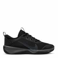Nike Omni Multi-Court Big Kids' Indoor Court Shoes Black/Grey Детски маратонки