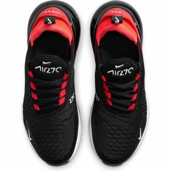 Nike Младежки Маратонки Air Max 270 React Junior Trainers Black/Black Детски маратонки