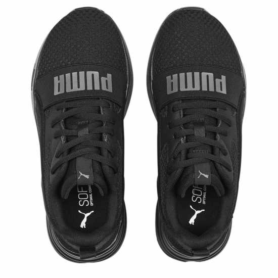 Puma Wired Run Pure Jr Triple Black Детски маратонки