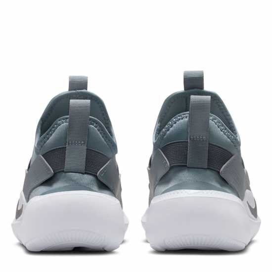 Nike Юношески Обувки Flex Runner 4 Shoes Juniors Сиво/Бяло Nike Юношески Обувки Flex Runner 4 Shoes Juniors Сиво/Бяло