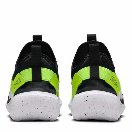 Nike Юношески Обувки Flex Runner 4 Shoes Juniors Черно/Волт Nike Юношески Обувки Flex Runner 4 Shoes Juniors Черно/Волт