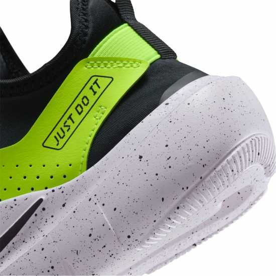 Nike Юношески Обувки Flex Runner 4 Shoes Juniors Черно/Волт Nike Юношески Обувки Flex Runner 4 Shoes Juniors Черно/Волт