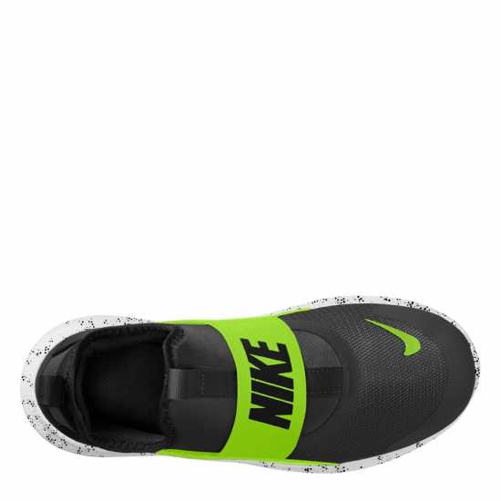 Nike Юношески Обувки Flex Runner 4 Shoes Juniors Черно/Волт Nike Юношески Обувки Flex Runner 4 Shoes Juniors Черно/Волт