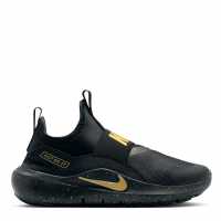 Nike Flex Runner 4 Shoes Juniors Черно/Металик Злато 