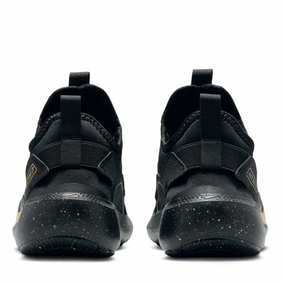 Nike Flex Runner 4 Shoes Juniors Черно/Металик Злато 