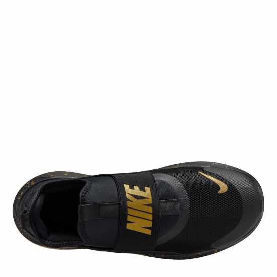 Nike Flex Runner 4 Shoes Juniors Черно/Металик Злато 