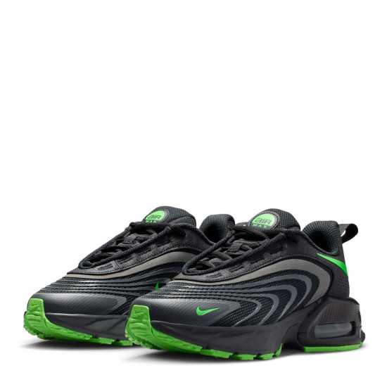 Nike Юношески Обувки Air Max Fire Shoes Juniors Сиво/Напрегнато Nike Юношески Обувки Air Max Fire Shoes Juniors Сиво/Напрегнато