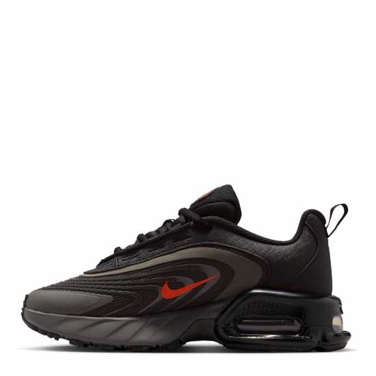 Nike Юношески Обувки Air Max Fire Shoes Juniors Сиво/Оранжево Nike Юношески Обувки Air Max Fire Shoes Juniors Сиво/Оранжево
