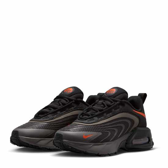 Nike Юношески Обувки Air Max Fire Shoes Juniors Сиво/Оранжево Nike Юношески Обувки Air Max Fire Shoes Juniors Сиво/Оранжево