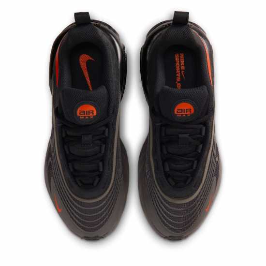 Nike Юношески Обувки Air Max Fire Shoes Juniors Сиво/Оранжево Nike Юношески Обувки Air Max Fire Shoes Juniors Сиво/Оранжево