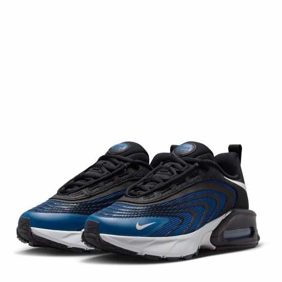 Nike Air Max Fire Sneakers Juniors Black/Blue Nike Air Max Fire Sneakers Juniors Black/Blue
