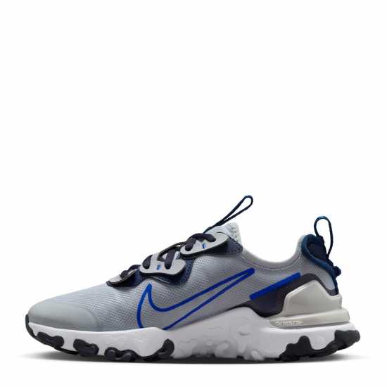 Nike Юношески Обувки React Vision Shoes Juniors Сиво/Синьо Nike Юношески Обувки React Vision Shoes Juniors Сиво/Синьо