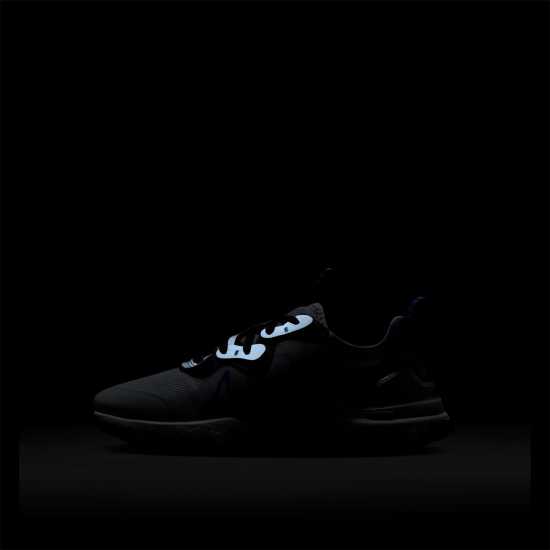 Nike Юношески Обувки React Vision Shoes Juniors Сиво/Синьо Nike Юношески Обувки React Vision Shoes Juniors Сиво/Синьо
