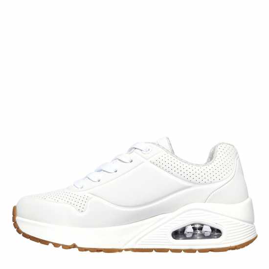 Skechers Uno Stand On Air Trainers Junior White Детски маратонки