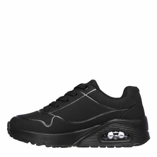 Skechers Uno Stand On Air Trainers Junior Черно Skechers Uno Stand On Air Trainers Junior Черно