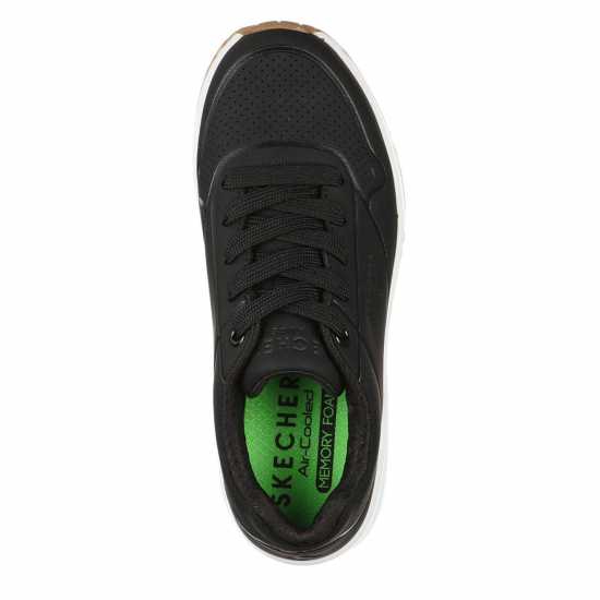 Skechers Uno Stand On Air Trainers Junior Черно/Бяло Skechers Uno Stand On Air Trainers Junior Черно/Бяло