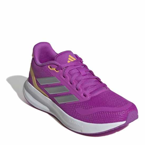 Adidas Детски Маратонки За Бягане Runfalcon 5 Juniors Running Shoes Лилава взрив Adidas Детски Маратонки За Бягане Runfalcon 5 Juniors Running Shoes Лилава взрив