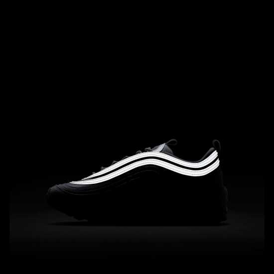 Nike Младежки Маратонки Air Max 97 Junior Trainers WHITE/WHITE-METALLIC SILVER Детски маратонки