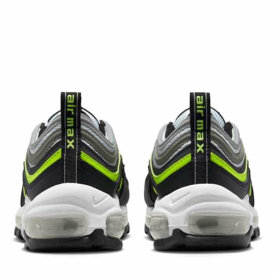 Nike Младежки Маратонки Air Max 97 Junior Trainers Grey/Volt Детски маратонки