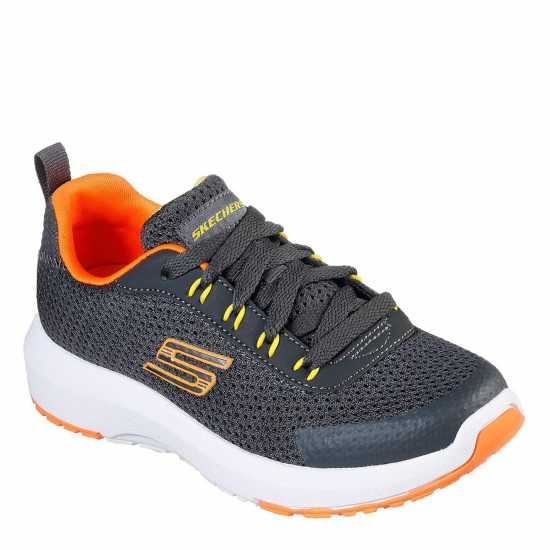 Skechers Младежки Маратонки Dyna Tread Junior Trainers Сиво/оранжево Skechers Младежки Маратонки Dyna Tread Junior Trainers Сиво/оранжево