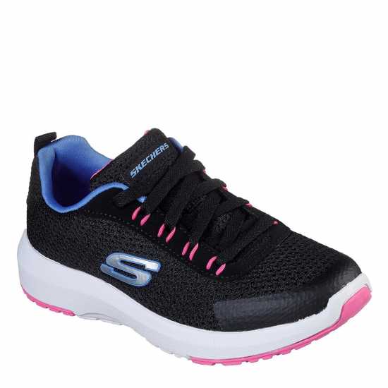 Skechers Младежки Маратонки Dyna Tread Junior Trainers Черно/Розово Skechers Младежки Маратонки Dyna Tread Junior Trainers Черно/Розово
