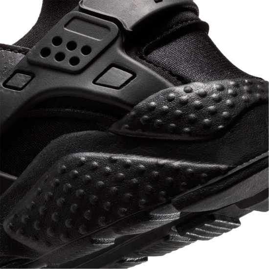 Nike Huarache Run Big Kids' Shoes Triple Black Детски маратонки