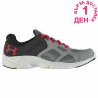 Under Armour Маратонки За Бягане Момчета Pace Lace Up Running Shoes Junior Boys Grey/Charcoal Детски маратонки