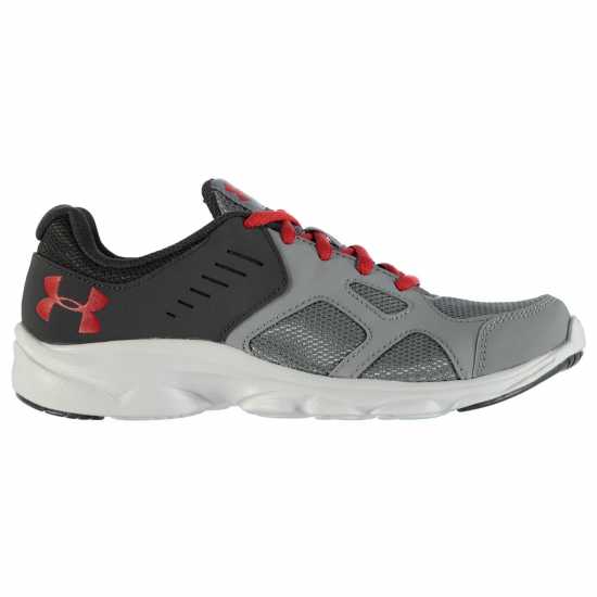 Under Armour Маратонки За Бягане Момчета Pace Lace Up Running Shoes Junior Boys Grey/Charcoal Детски маратонки