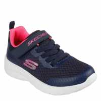 Skechers Dynamight 2.0 Juniors Trainers Navy/Pink Детски маратонки