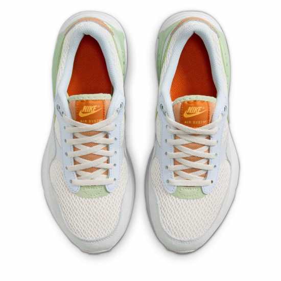 Nike Младежки Маратонки Air Max Systm Junior Trainers Grey/Lime Детски маратонки