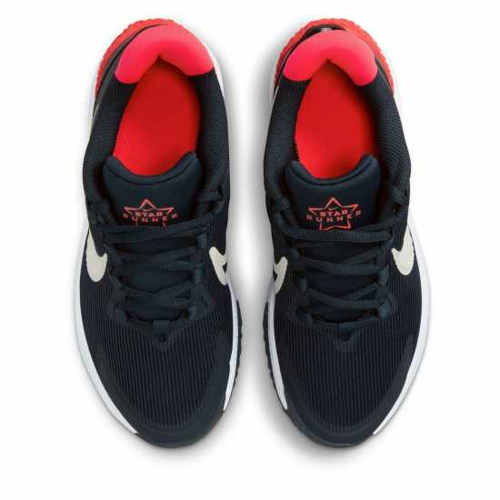 Nike Star Runner 4 Nn (Gs) Navy/Red Детски маратонки