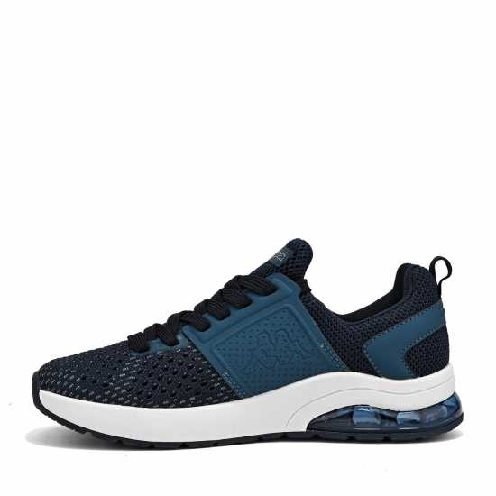 Kappa Affi Junior Air Bubble Knitted Trainers Navy/White Детски маратонки