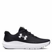 Under Armour Surge 4 Running Shoes Unisex Juniors Черно/Бяло 