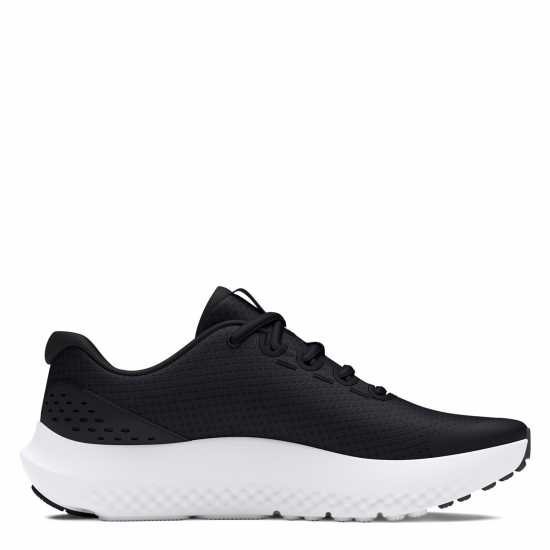 Under Armour Surge 4 Running Shoes Unisex Juniors Черно/Бяло 