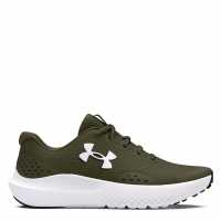 Under Armour Surge 4 Running Shoes Unisex Juniors Хаки/Бяло 