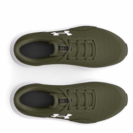 Under Armour Surge 4 Running Shoes Unisex Juniors Хаки/Бяло Under Armour Surge 4 Running Shoes Unisex Juniors Хаки/Бяло