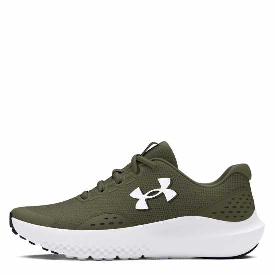 Under Armour Surge 4 Running Shoes Unisex Juniors Хаки/Бяло Under Armour Surge 4 Running Shoes Unisex Juniors Хаки/Бяло